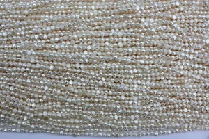 BR050 6-7 mm Cuentas Cultivadas Hebra Agua Dulce Perlas Joyería Collar Cadena Barroca - Imagen 1 de 1