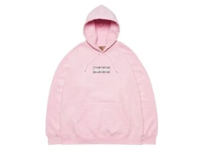 Supreme Burberry Box Logo Hooded Sweatshirt Pink - Picture 1 of 3