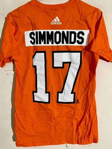 adidas  NHL T-Shirt Philadelphia Flyers Simmonds Orange sz M Cover
