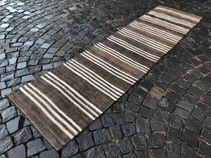 Turkish Rug,Vintage Rug,Home Decor,Handwoven Kilim,Flat Woven Kilim 2.2 x 8.3 ft - Picture 1 of 12