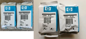 2x HP 348 Photo Ink Cartridges, and 2x HP 100 Gray Photo ink cartridges (4 inks) - Picture 1 of 4