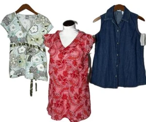 NEW Maternity Clothes - 3 Tops Size Small - Picture 1 of 5