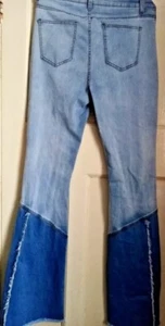 Jeans Bootleg Ripped Distressed Blau Lrg W30" Leg 34" Light Wash Festival Shein - Bild 1 von 18