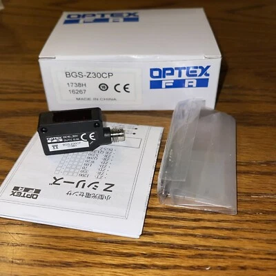 Brand New OPTEX FA BGS-Z30CP SENSOR Photoelectric Background Suppression - Image 1 of 3