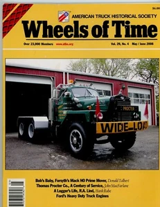 WHEELS OF TIME MAY/JUNE 2008 A LOGGER'S LIFE, FORD'S HEAVY DUTY TRUCK ENGINES - Imagen 1 de 2