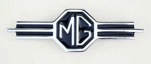 MG Chrome and Black Facia / Dash Badge, for MGA etc, MG part AHH5258, 130254 - Picture 1 of 1