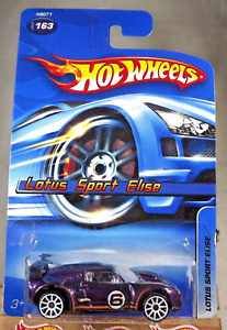 2005 Hot Wheels Error Collector #163 LOTUS SPORT ELISE Purple  Small Rear Wheels