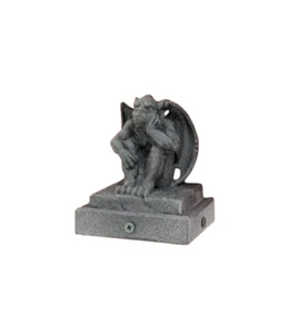 Gargoyle Fence Post Topper | Decorative Outdoor Fence Cap | Garden Gargoyle - Picture 1 of 11