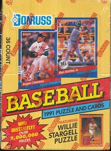 1991 DONRUSS SERIES 1 SEALED BASEBALL BOX 36 PACKS, 15 CARDS PER PACK - Picture 1 of 1
