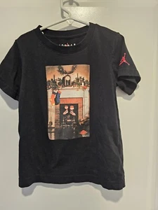 Nike Air Jordan Retro 1 AJ 85 Chimney Black T-Shirt CI1327-010 Kids Size Large  - Picture 1 of 5