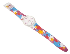 Swatch Jelly Floating Flowers SUJK130 1993 Watch 2007 Purple Lavender - Picture 1 of 8