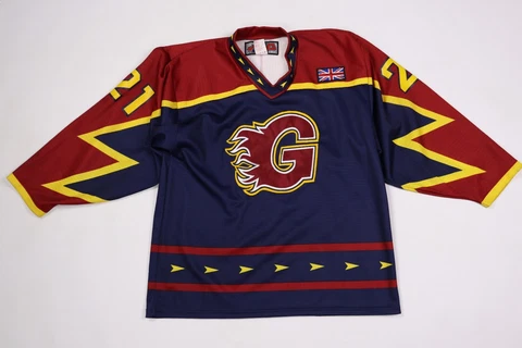 GUILDFORD FLAMES Melicheric #21 Hockey Jersey Shirt Size M Cover