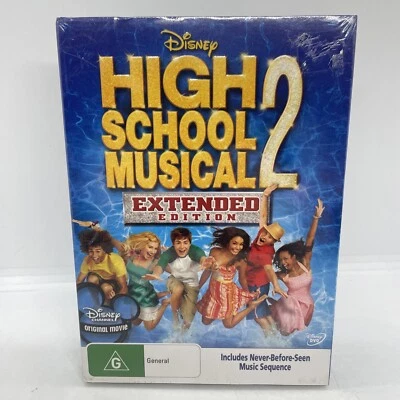 High School Musical 2  Extended Edition DVD Brand New Sealed Region 4 Free Post - image 1 of 3