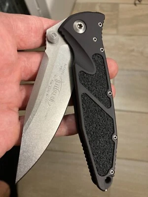 Microtech Socom Elite Manual S/E Drop Point USA Made - 2018 M390 Low S/N NEW! - Image 1 of 3