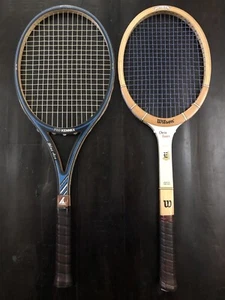 Pro Kennex Blue Ace Tennis Racquet AND Wilson Chris Evert Speed Flex Racquet Lot - Picture 1 of 10