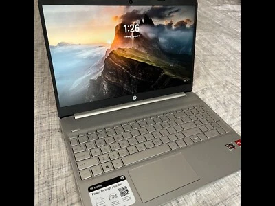 HP 15.6'' (256GB SSD AMD Ryzen 5 5500U 2.1GHz 12GB RAM) Laptop  - Image 1 of 3