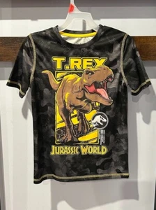 Jurassic World T-Rex Jumping Beans Short Sleeve Active Graphic Tee Kid Size 7 - Picture 1 of 6