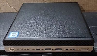 HP Elitedesk 800 G3 Mini 35W Intel i5-6500T 8GB RAM 128GB SSD W10P  MINT - Image 1 of 3