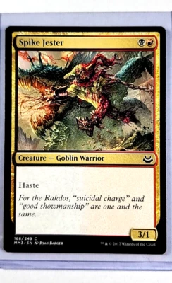 2017 MTG Magic the Gathering Modern Masters #188 Spike Jester Multi Color WOTC - Image 1 of 3