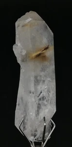 38 CARATS NATURAL RARE BROOKITE INCLUSION QUARTZ CRYSTAL PAKISTAN, (AJ-16), - Picture 1 of 12