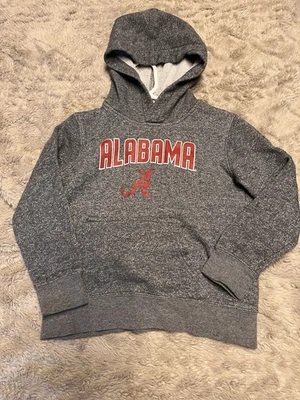 Alabama Crimson Tide Hoodie Size 6/7 Gray NCAA College Sweatshirt - Image 1 of 4