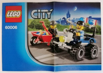 Notice LEGO Vintage City Police 60006 Police ATV - Instructions Only - Photo 1/3