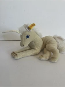 RARE VINTAGE STEIFF UNICORN - 1983 - 0130/27 - MOHAIR - MADE IN WEST GERMANY - Picture 1 of 7
