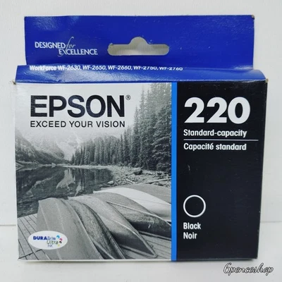 *Deformed Box 11/2025* Epson 220 Black Ink Cartridge (T220120-S) - Image 1 of 4