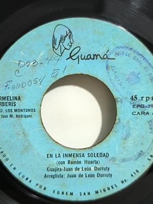 CARMELINA BARBERIS-EN LA INMENSA SOLEDAD GUAJIRA CUBA LISTEN 🎵🎵 - Image 1 of 4