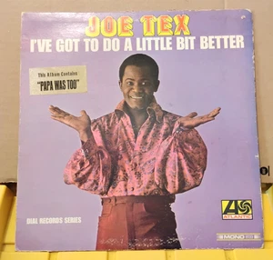 JOE TEX: i've got to do a little bit better ATLANTIC 12" LP 33 RPM 8133 - Picture 1 of 4