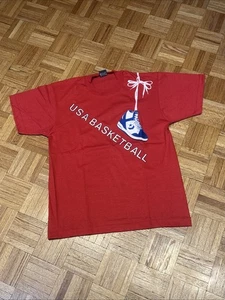 Vintage Olympics USA Basketball Converse Screen Stars T-Shirt - Large - Neuwertig - Bild 1 von 9