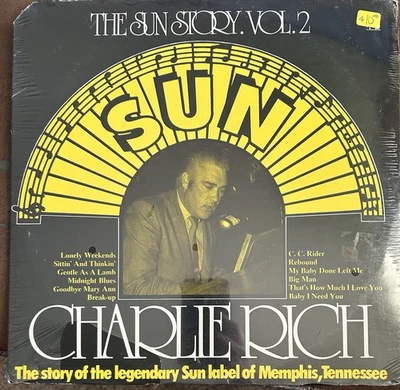 Charlie Rich  The Sun Story Volume 2 Sun 9330-902 Rockabilly LP 1977 Shrink Wrap - Image 1 of 2