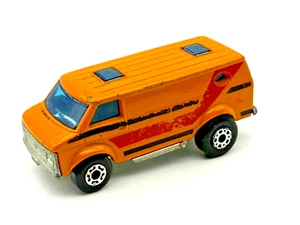 Matchbox Superfast MB68 Orange Chevy Van 1979 Lesney in PVC Display - Picture 1 of 6