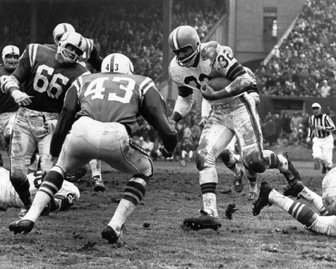 Cleveland Browns JIM BROWN Glossy 8x10 Photo Football Print Poster Cover