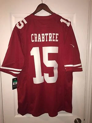 NFL Nike San Francisco 49ers Michael Crabtree #15 Camiseta Hombres Talla XL con Etiquetas Foto 1 de 2