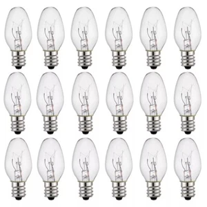 18-Pack Wax Warmer Bulbs 15 Watt Wax Melt Warmer Light Bulbs for Scentsy Plug - Picture 1 of 8