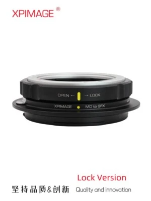 XPimage Locking Adapter for MINOLTA MD Lens to fujifilm GFX 100S 50S2 50R Camera - Image 1 of 4