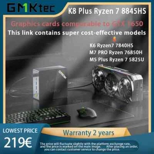 GMKtec K8 PLUS MINI PC R7 8845HS 7840hs Wins 11 Pro DDR5 5600Mhz PCIe4.0 M.2 - Picture 1 of 24