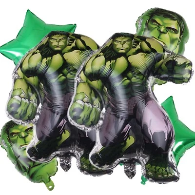 LS ( 6 Pcs) Hulk Foil Balloon Set Party Supplies Decoration Birthday Home Decor