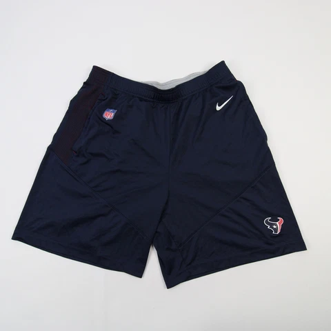 Houston Texans Nike NFL On Field Apparel Athletic Shorts Men's Navy Used Cover