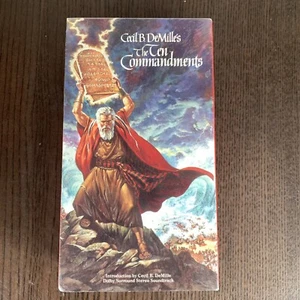 Cecil b. Demille's The Ten Commandments New and Sealed 1956 VHS 1990 - Picture 1 of 6