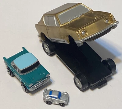 Micro Machines Galoob Triplesiders Set #2 Gold Studebaker complete 3 cars VG 🔥 - Image 1 of 4