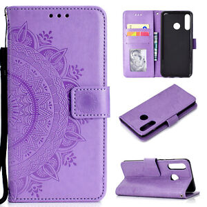 For Huawei P4O Lite P30 P20 Honor 20 Wallet Case Leather Flip Phone Holder Cover