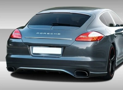 For 2010-2013 Panamera Eros Version 2 Rear Lip Under Spoiler Air Dam - 1 Piece - Imagem 1 de 4