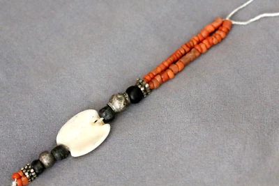 Cuentas antiguas de coral y plata 100 % genuinas sin teñir 15 g carcasa 20 mm joyas raras Foto 1 de 4