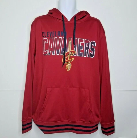 NBA Cleveland Cavaliers Polyester Pullover Sweater Hoodie Mens Sz XL RN#109135 Cover