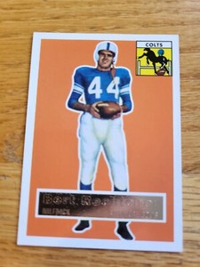 1994 Topps Archives 1956 Series Bert Rechichar #84 ~ Baltimore Colts. GOLD!!!!!