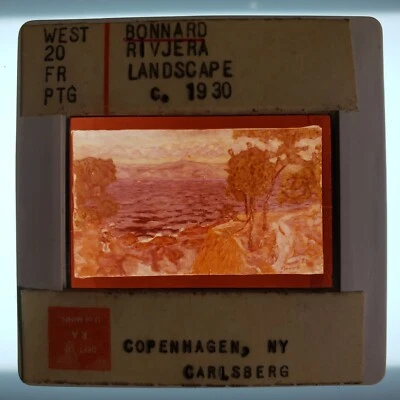 Pierre Bonnard Rivjera Paisaje 1930 Arte 35mm Diapositiva de Vidrio Foto 1 de 4