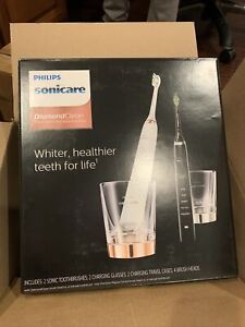 Limited Sonicare Electric Toothbrush 2pack (Rose gold And Black Edition)Dmd Cln