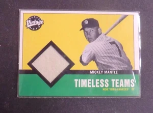 2001 Upperdeck Vintage zeitloses Teams Trikot - Mickey Mantle - Yankees - Bild 1 von 2